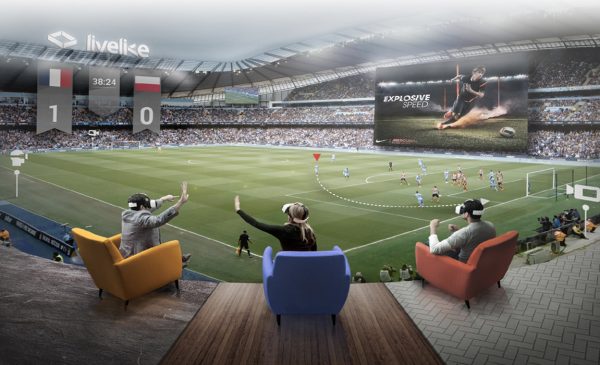 realidade virtual ao vivo futebol